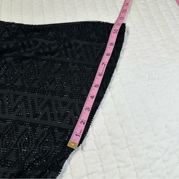 Apt. 9 Women's Elegant Black Swim  Crochet Cover-Up - Picture 6 of 11